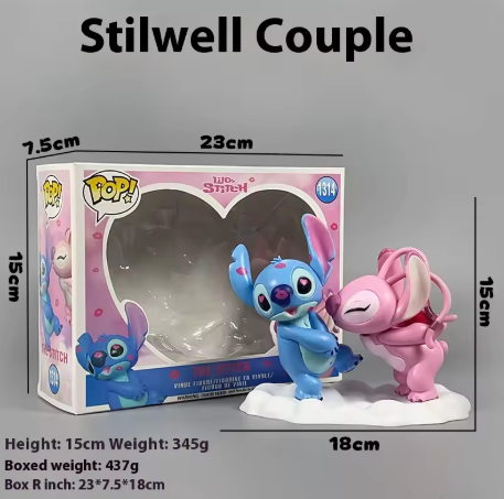 Stitch und Angel Liebesfiguren