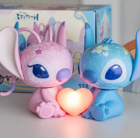 3D Puzzle Liebe Stitch und Angel