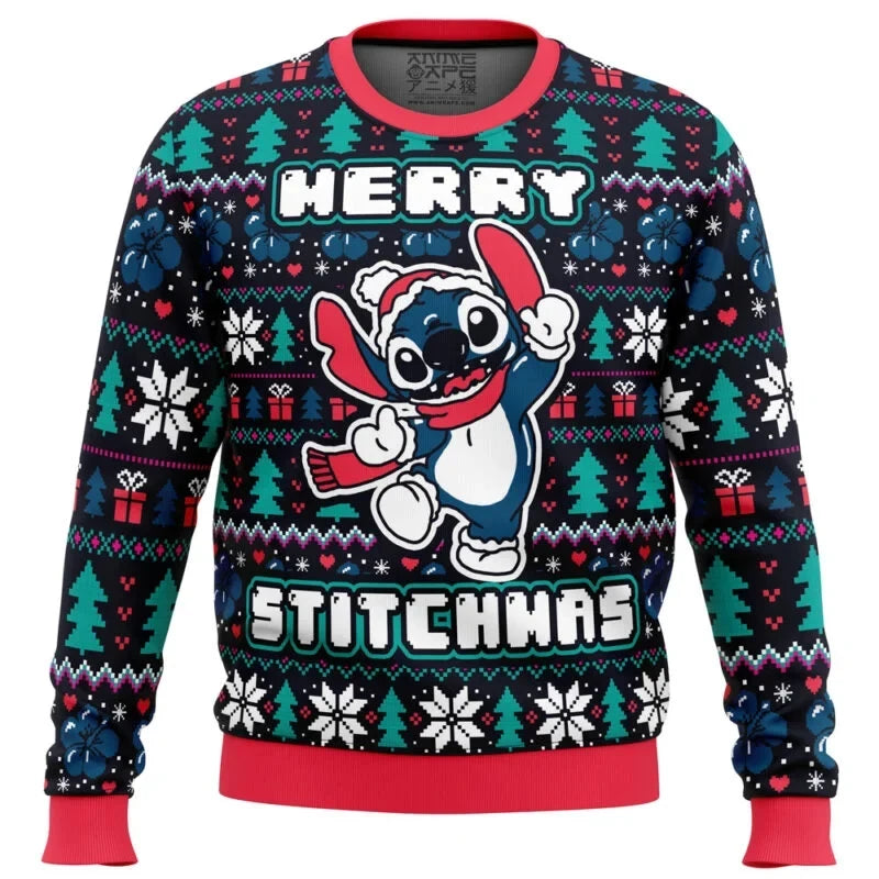 Pull de Noël Stitch