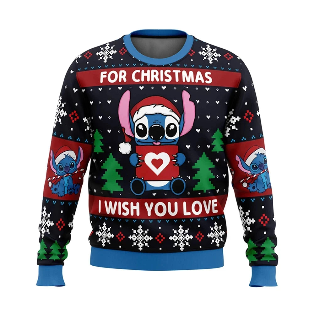 Pull de Noël Stitch