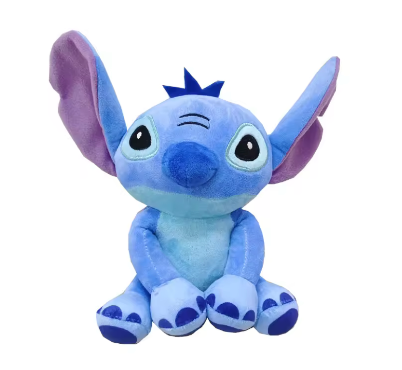 Duo Géant Stitch & Leroy – 100 cm 💙❤️