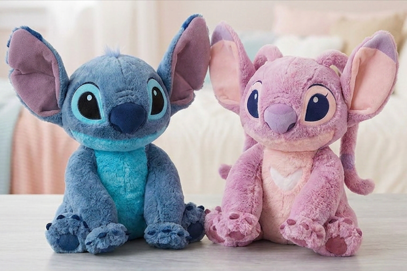Duo Géant Stitch & Angel 140cm 💙💗