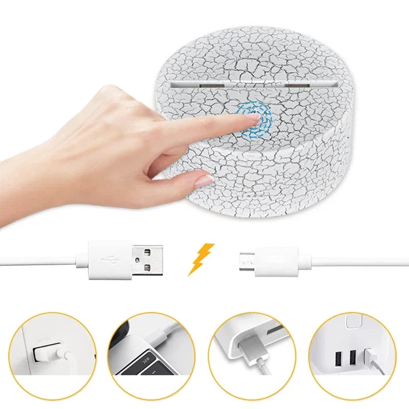 3D-Lampe Stitch