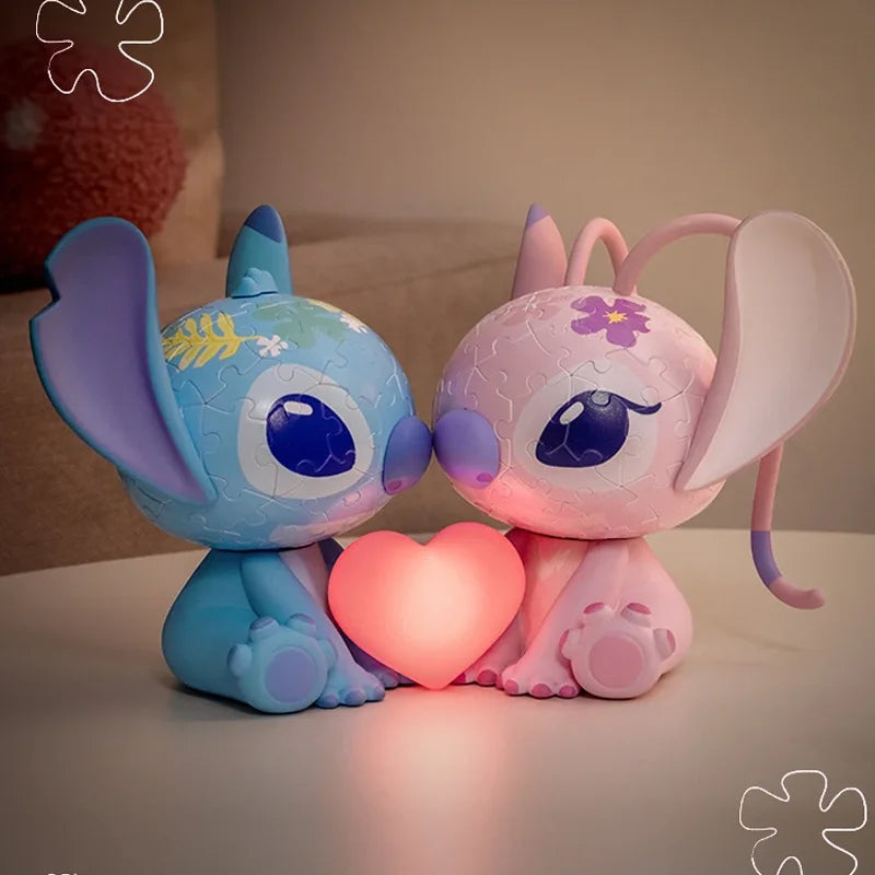 3D Puzzle Liebe Stitch und Angel