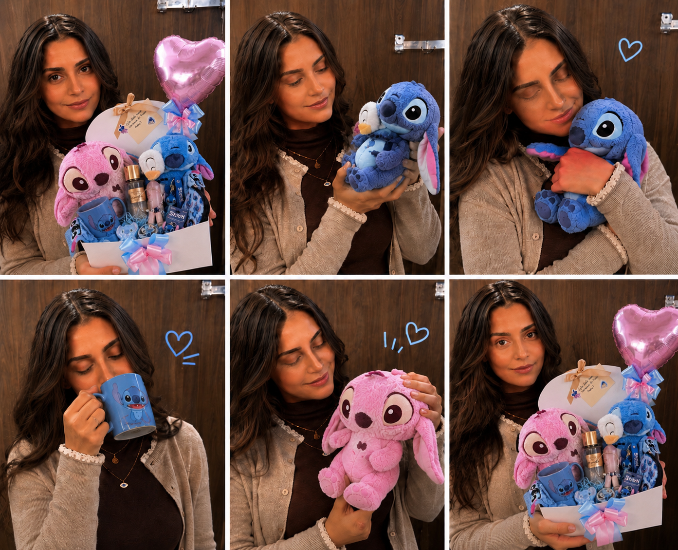 💙 Personalisiertes Stitch Geschenkset – Rosa oder Blau 🩷🩵