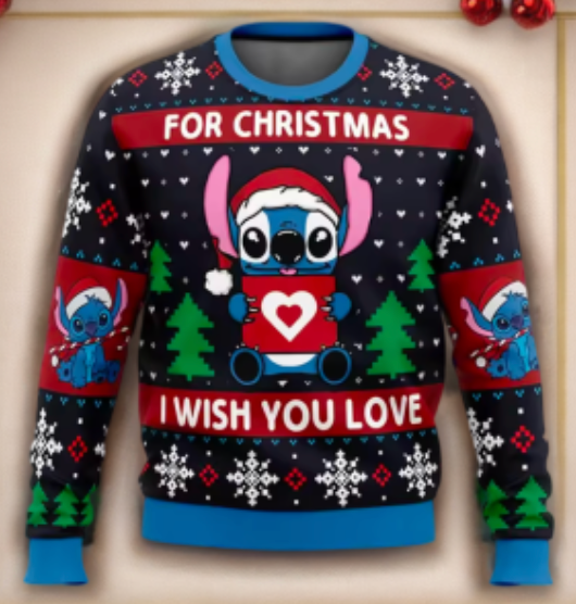 Pull de Noël Stitch