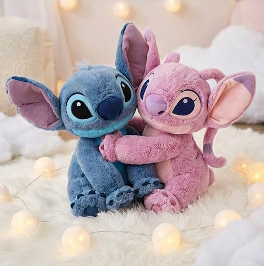 Duo Géant Stitch & Angel 140cm 💙💗