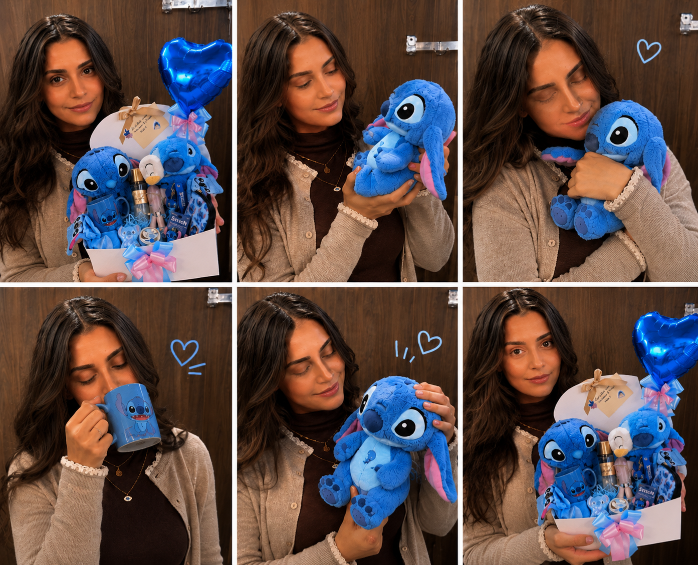 💙 Personalisiertes Stitch Geschenkset – Rosa oder Blau 🩷🩵