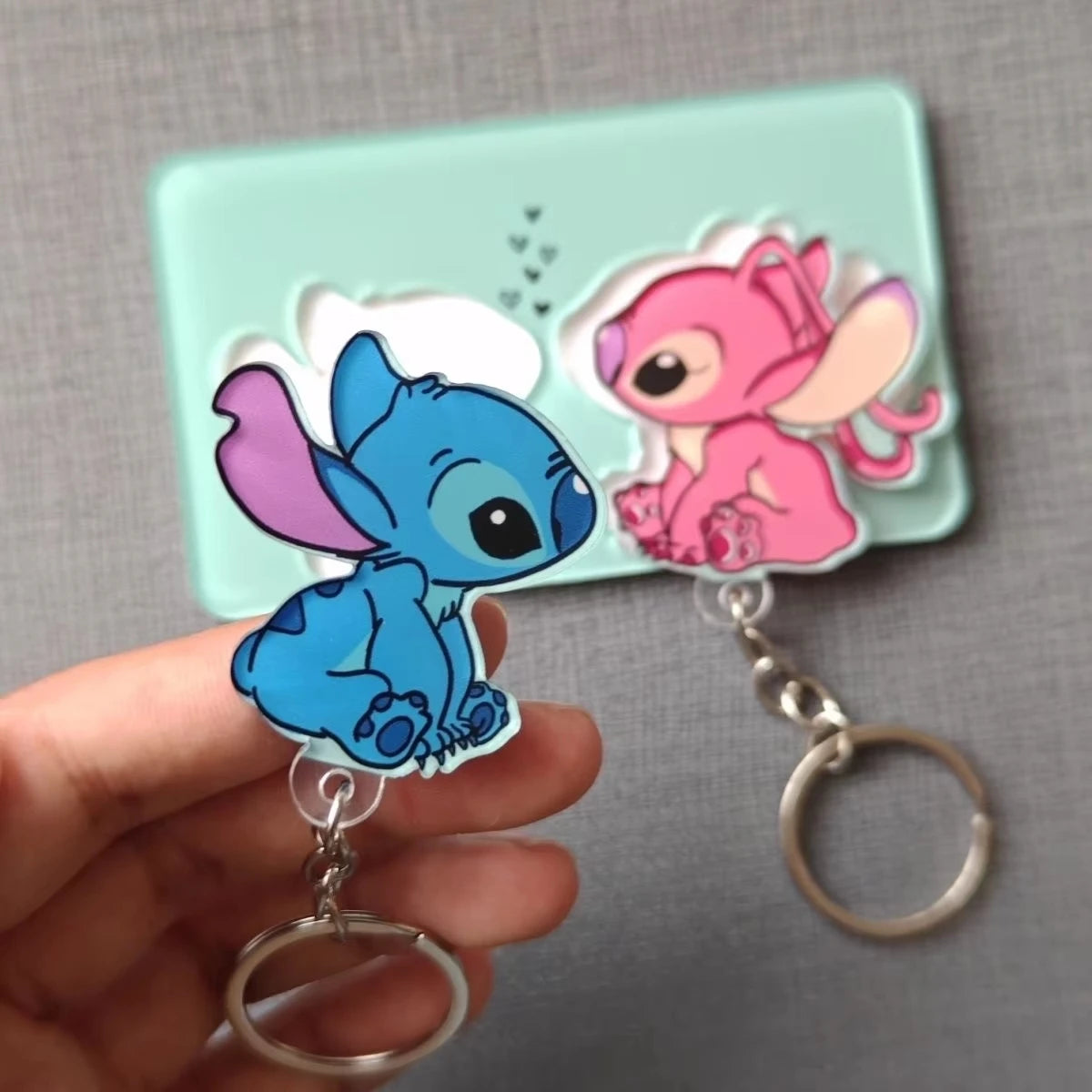 Porte-Clés Mural Stitch & Angel