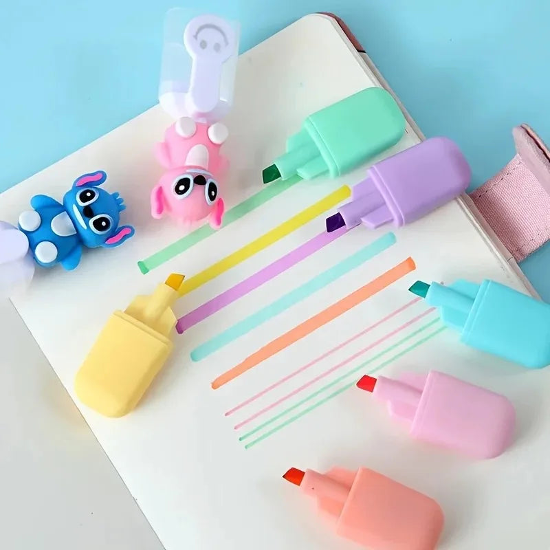 Lot de 6 Surligneurs Stitch