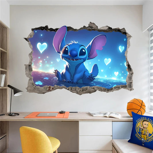 Sticker 3D mural magique