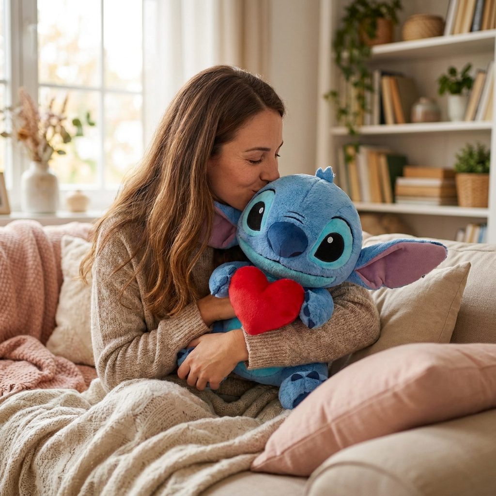 Peluche Stitch Cœur Tendre